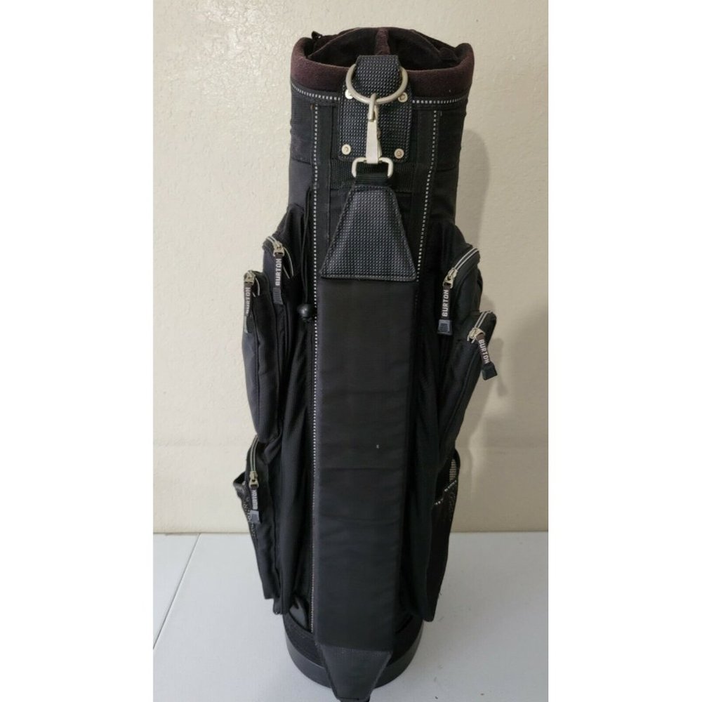 Burton Cart Bag Black 8-Way Dividers FAIR CONDITION - Picture 3 of 10